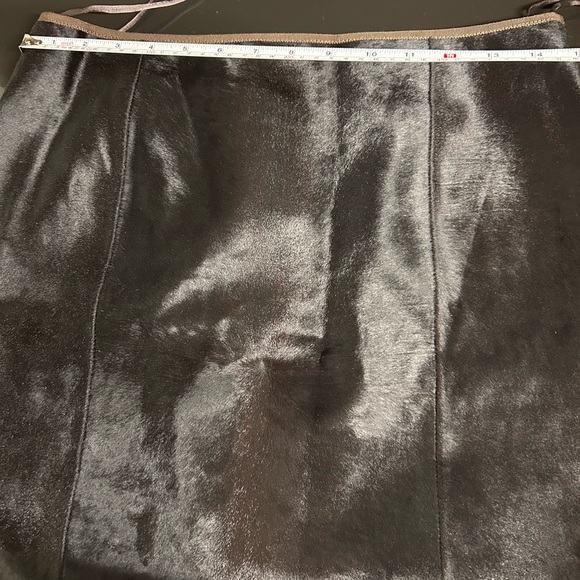 Ralph Lauren Black Label Pony Hair Skirt - Picture 5 of 6